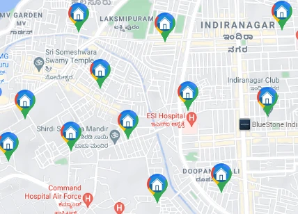 Apartment Map Near Me 1 Bedroom Apartments Homes For Rent |1 Bhk Flat For Rent Near Me -No Broker  - No Commissions